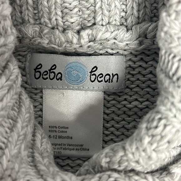 Beba Bean - Hand crafted long sleeve knit cardigan sweater. Size 6-12 months - Picture 2 of 4